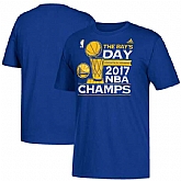 Men's Golden State Warriors 2017 NBA Champions T-Shirt Royal FengYun,baseball caps,new era cap wholesale,wholesale hats
